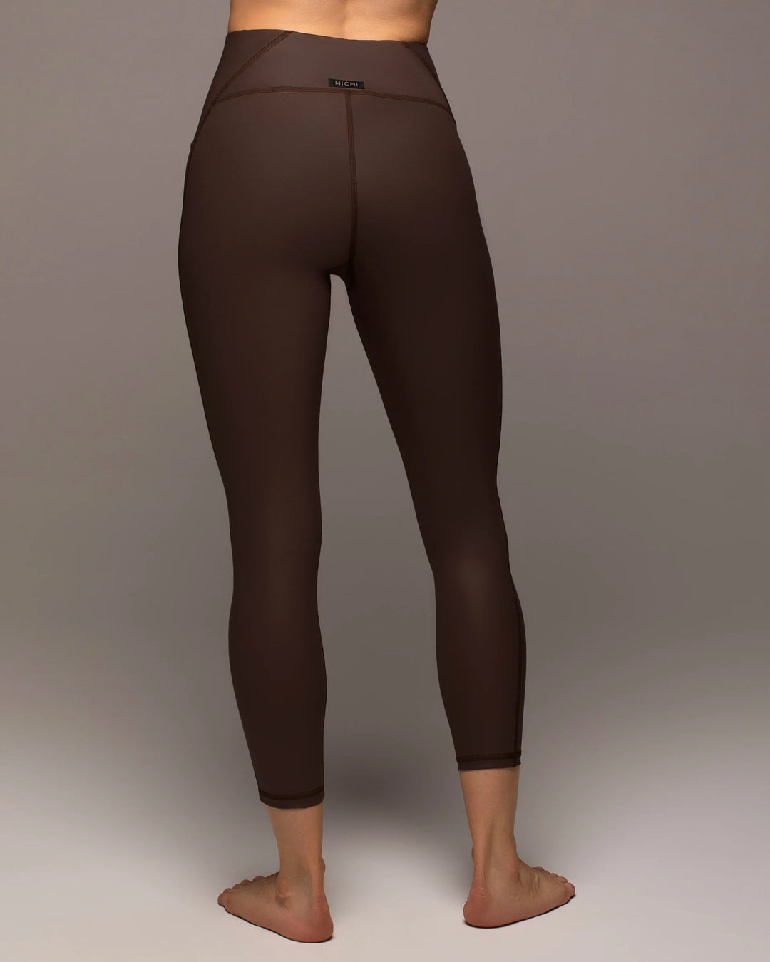 Palma Gloss Legging - Dark Oak