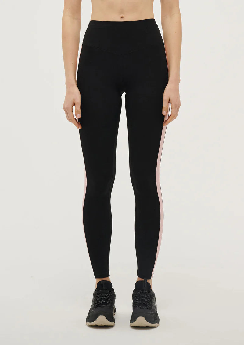 Free Play 2 Full Length Legging - Black/Crystal Rose