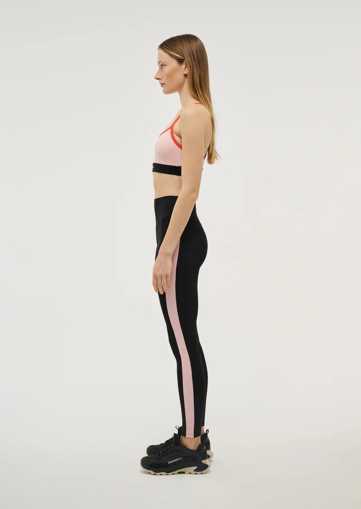 Free Play 2 Full Length Legging - Black/Crystal Rose