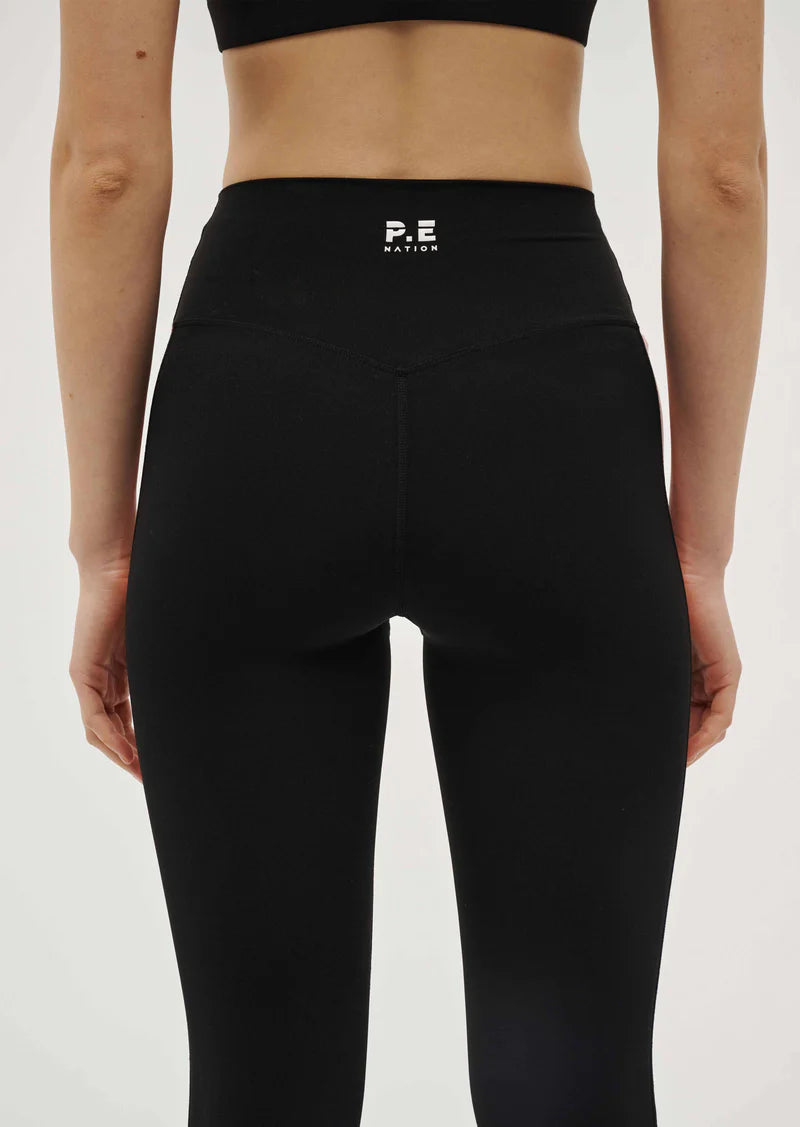 Free Play 2 Full Length Legging - Black/Crystal Rose