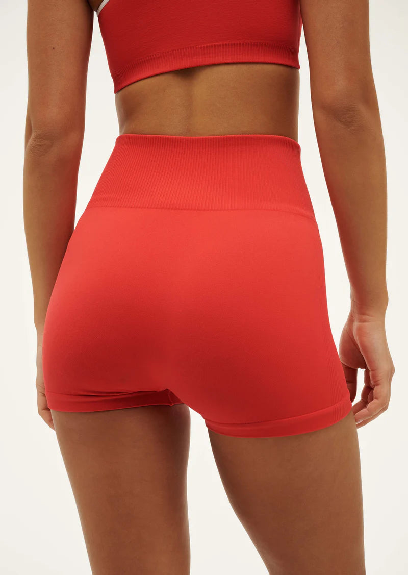 Restore Seamless 2.5" Bike Short - Poppy Red