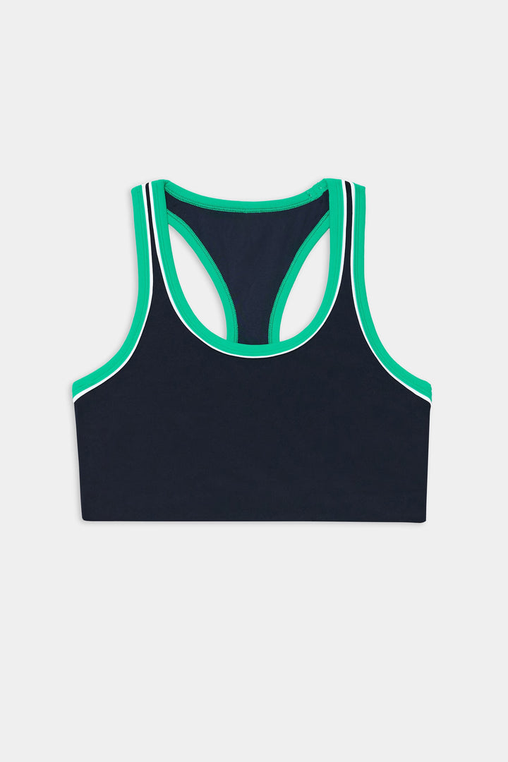 Robbie Airweight Bra - Indigo/Spearmint