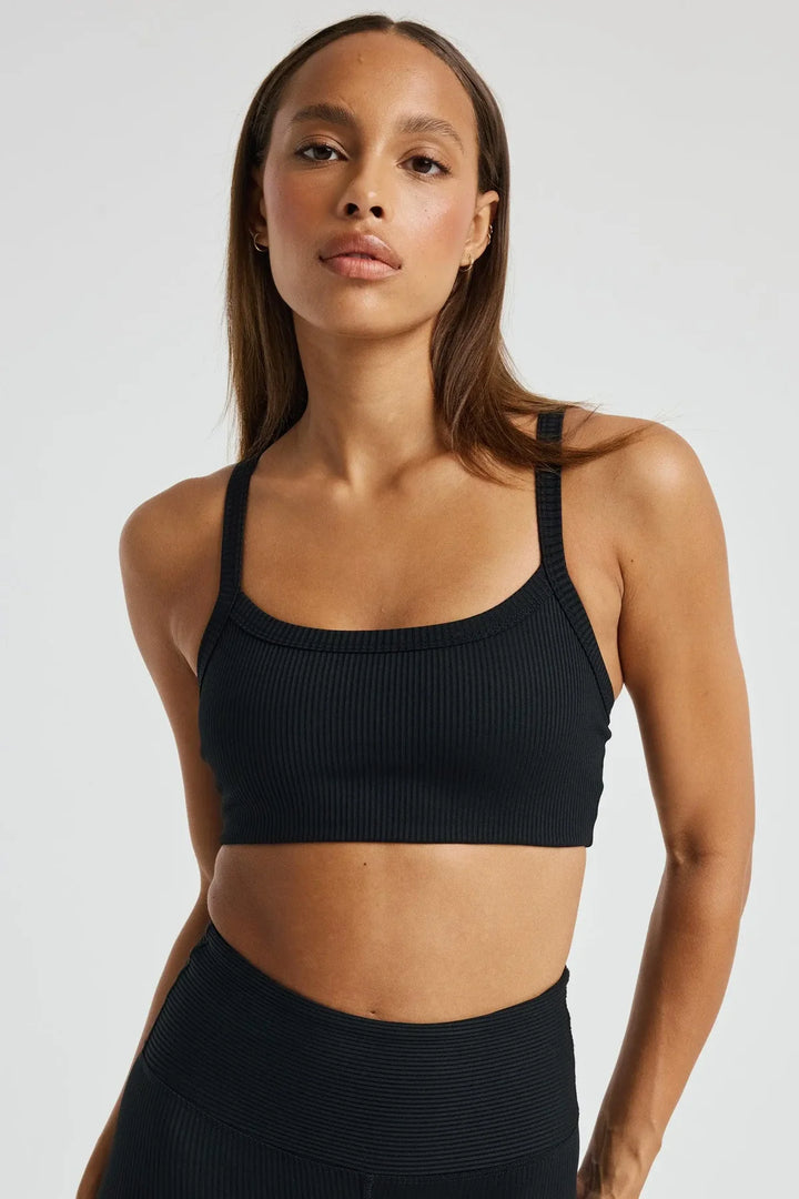 Ribbed Bralette 2.0 - Black