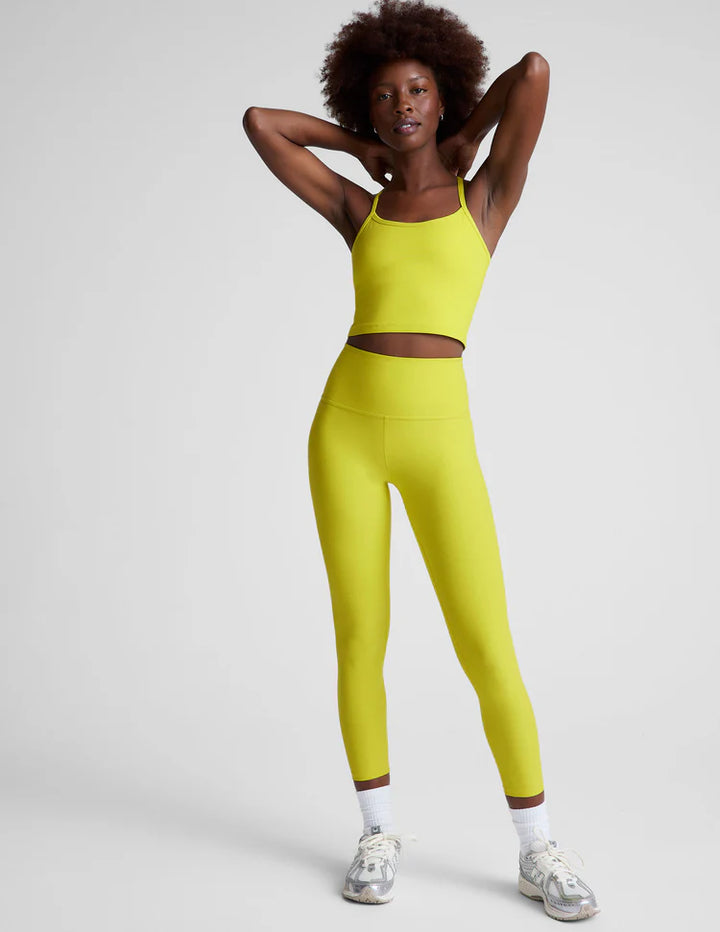 Spacedye Caught In The Midi High Waisted Legging - Citrus Pop Heather