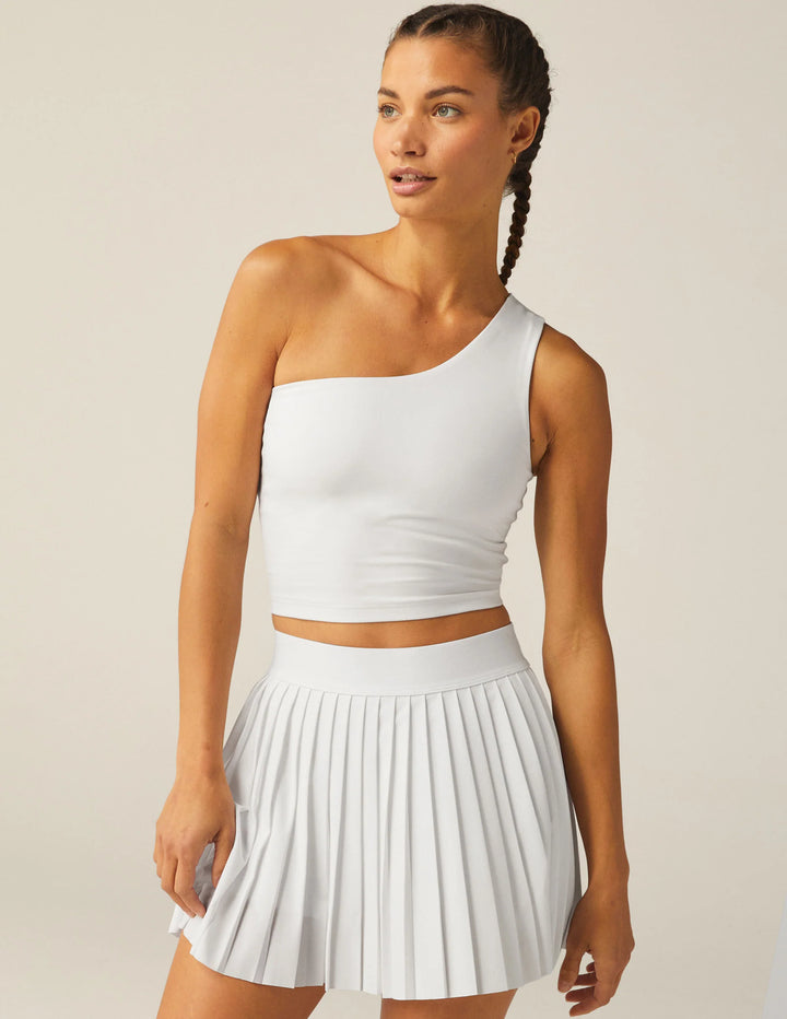 Spacedye The Bold Shoulder Cropped Tank - Cloud