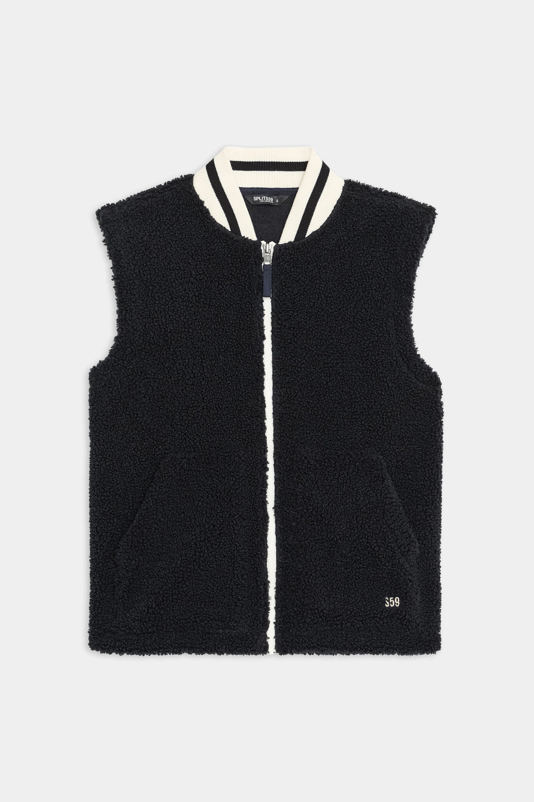 Aster Sherpa Vest - Black