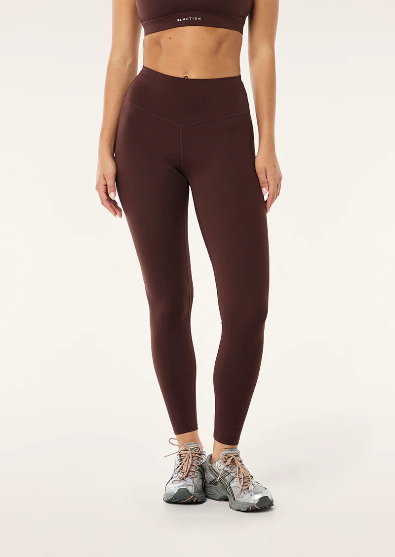 Signature Full Length Legging - Mahogany