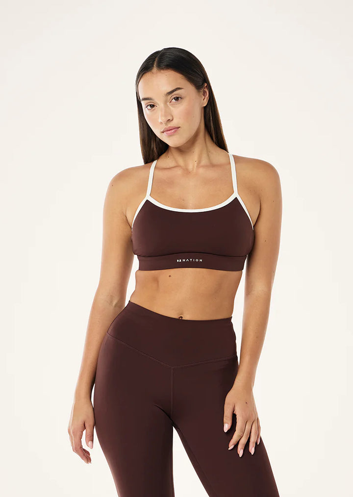 Signature Sports Bra - Mahogany
