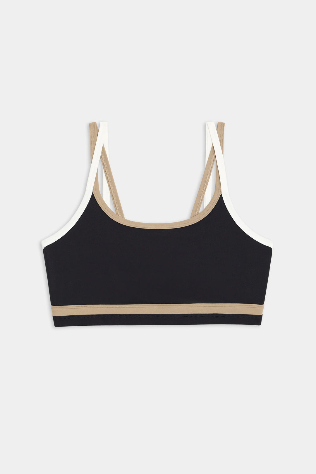 Eva Rigor Double Strap Bra - Black/Latte