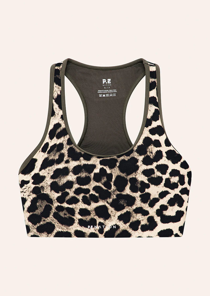 Stellar Sports Bra - Leopard Print