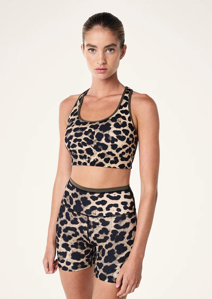 Stellar Sports Bra - Leopard Print