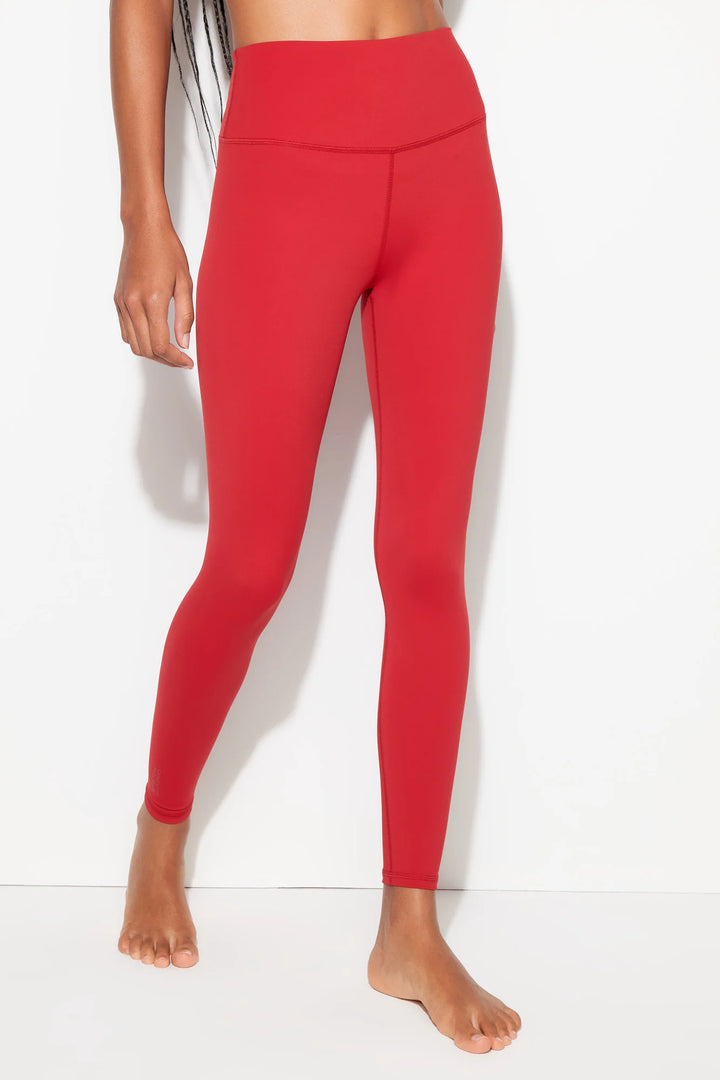 NirvanaTech Lotus 7/8 Legging - Red