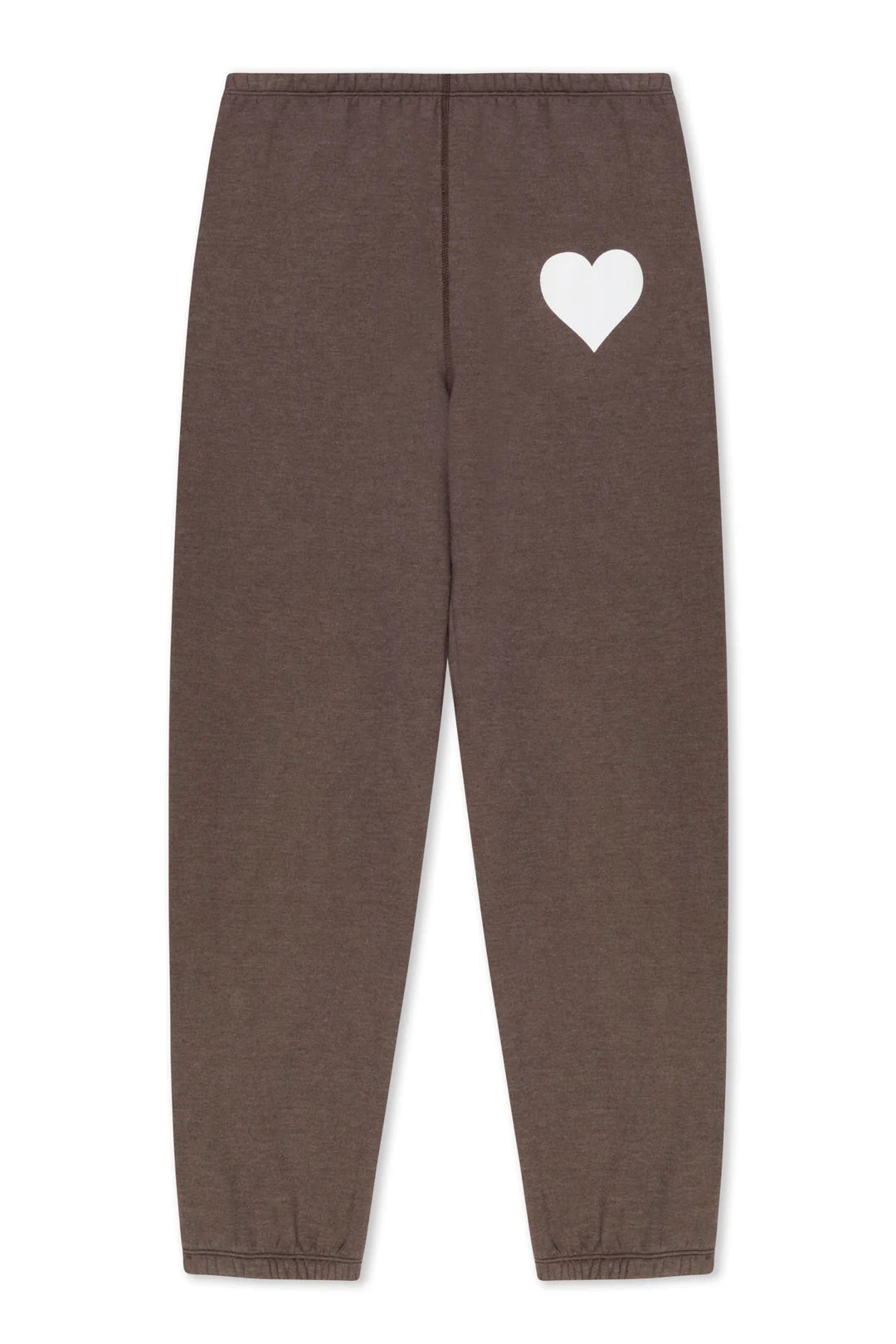 Heart Sweatpant - Heathered Brown