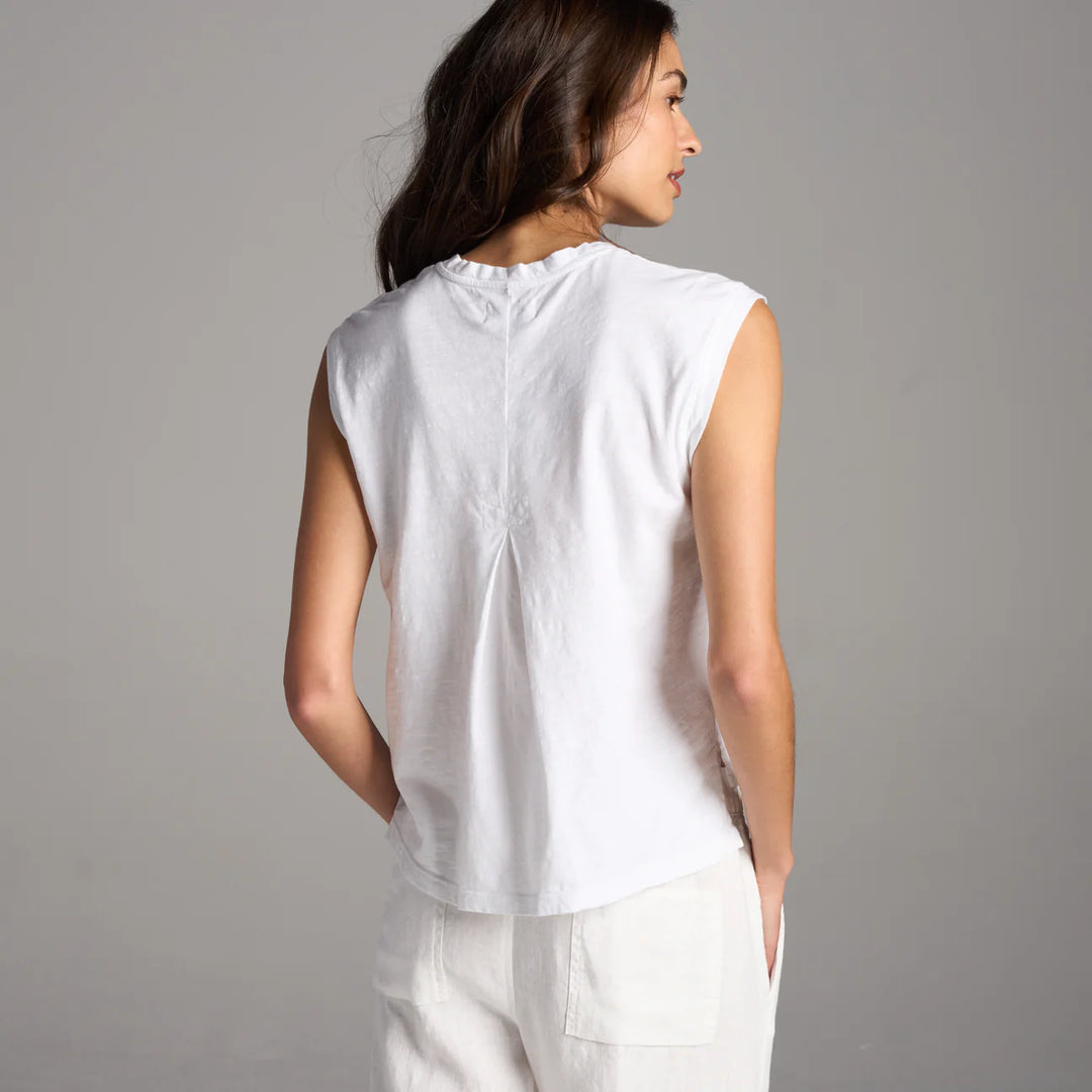 Savannah Muscle Tank - White