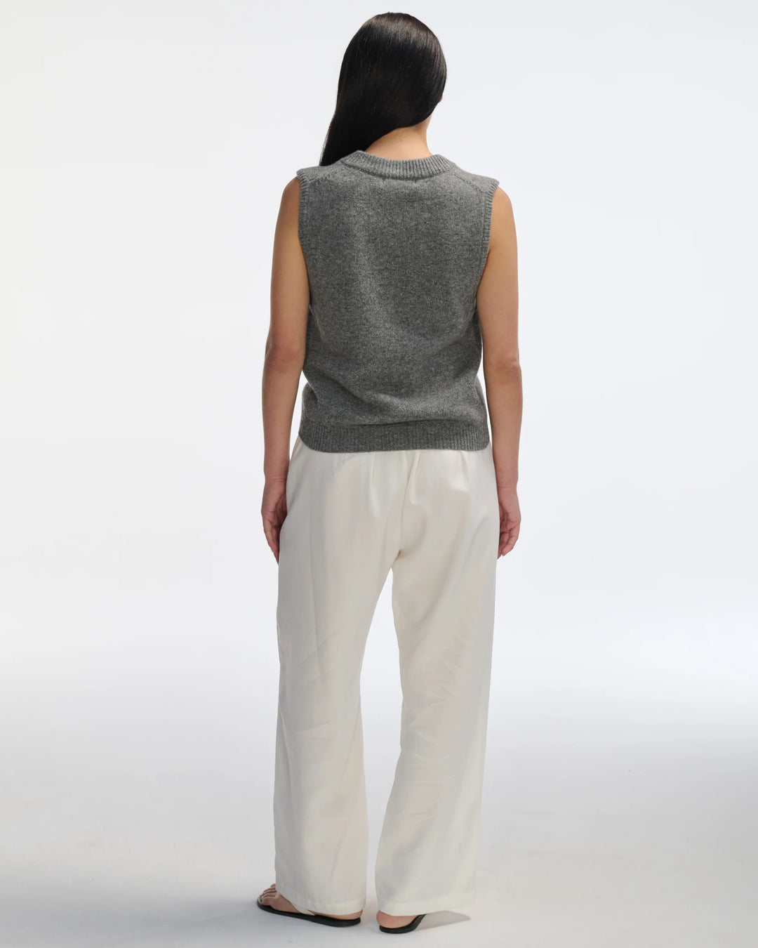Wool Vest - Grey