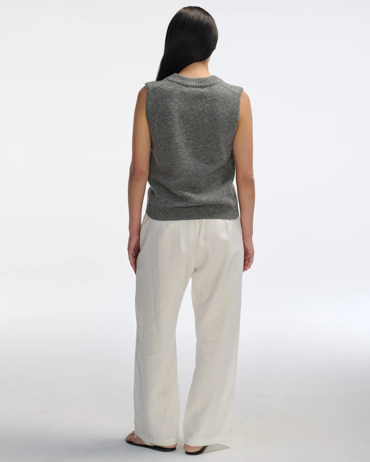 Wool Vest - Grey