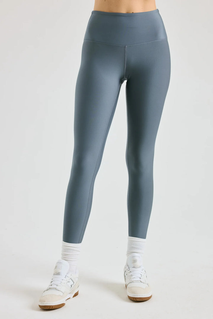 Recycled High Rise Sport Legging - Steel Grey