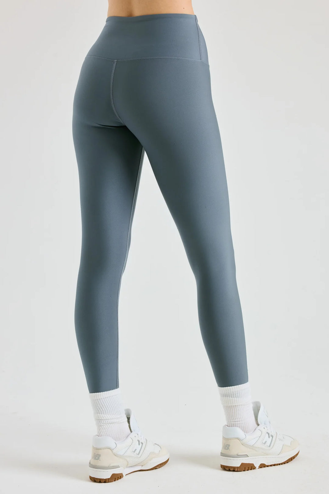 Recycled High Rise Sport Legging - Steel Grey