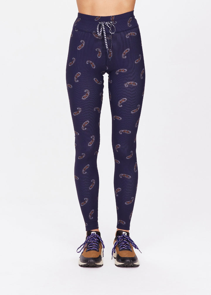 Vadella 28" Yoga Pant - Navy Paisley