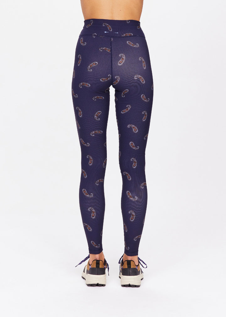 Vadella 28" Yoga Pant - Navy Paisley