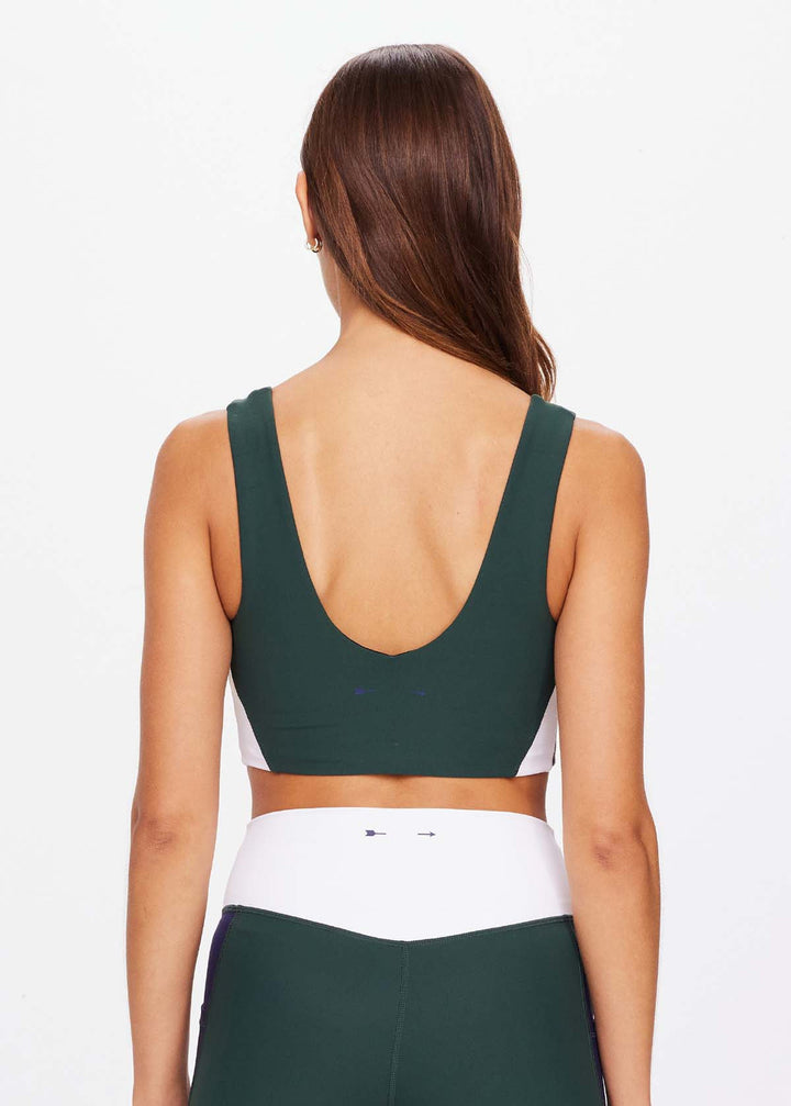 Playoff Isaac V Neck Bra - Eden Green