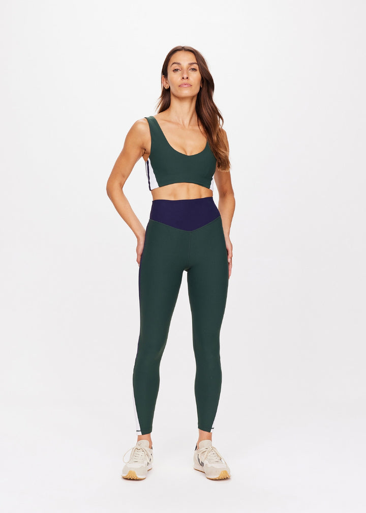 Playoff 25in High Midi Pant - Eden Green