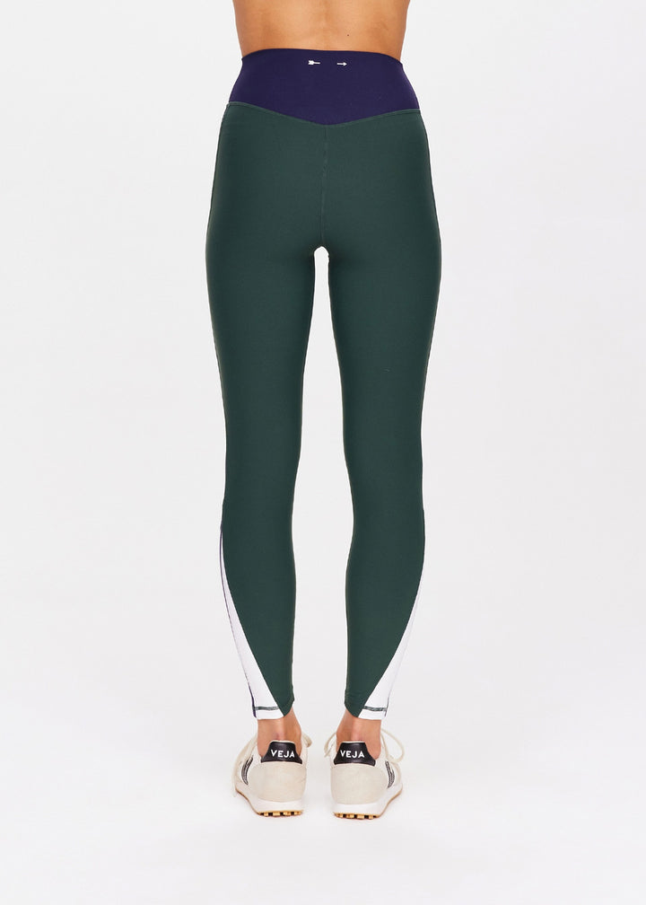 Playoff 25in High Midi Pant - Eden Green