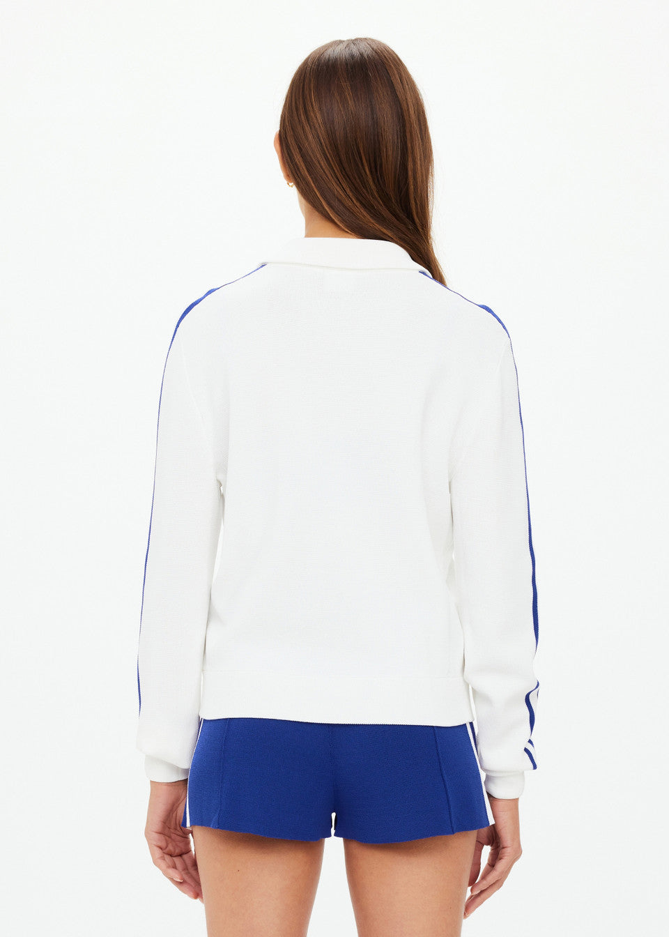 Carnaby Pari Zip Knit Jacket - White