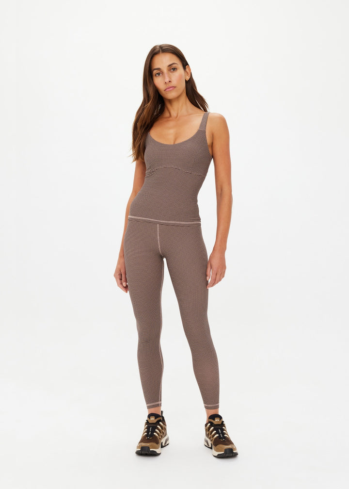 Bohemia Amelia Tank Top - Taupe/Black