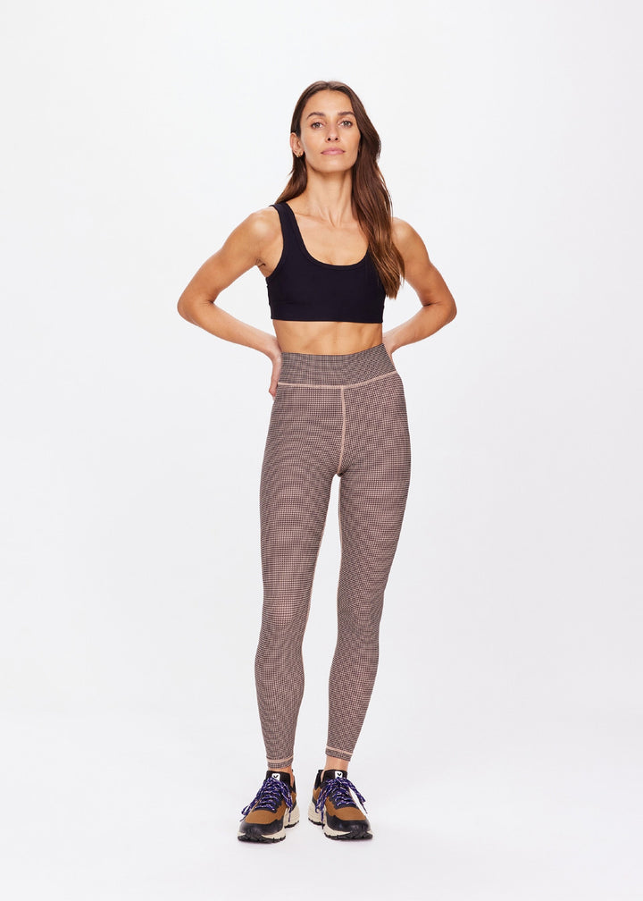 Bohemia 25" Midi Pant - Taupe/Black