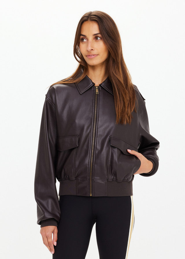 Zariah Bomber Jacket - Ebony
