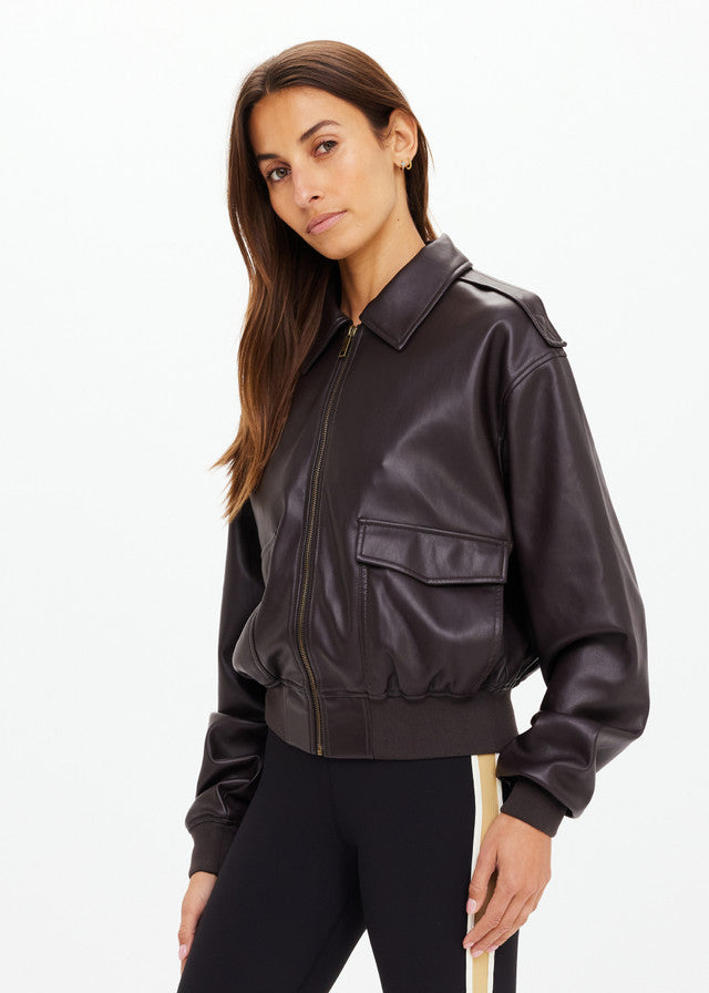 Zariah Bomber Jacket - Ebony