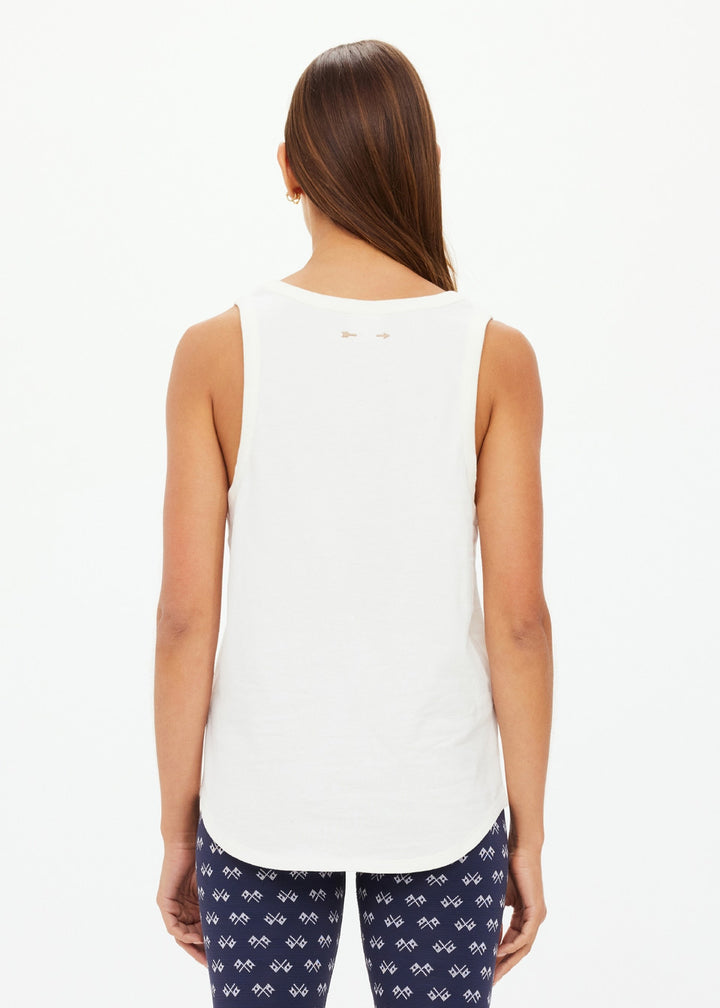 Soho Jacquie Tank Top - Creme