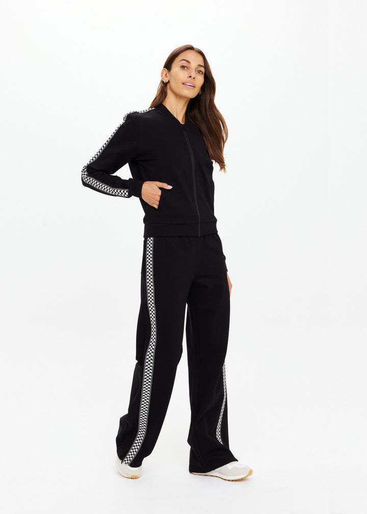 Moto Kasia Zip Through Jacket - Black