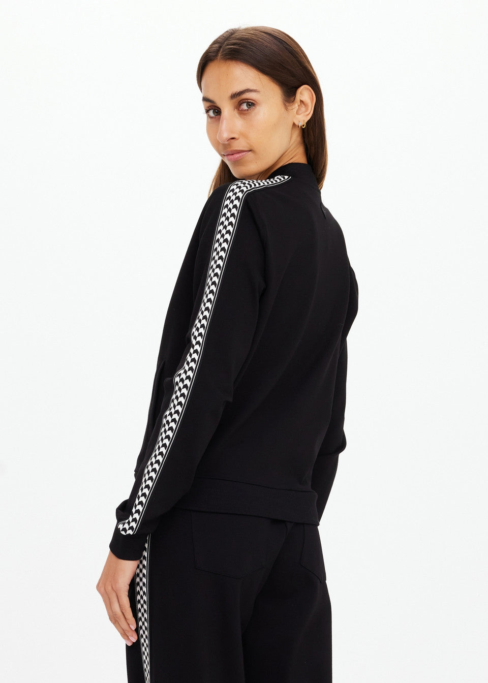 Moto Kasia Zip Through Jacket - Black