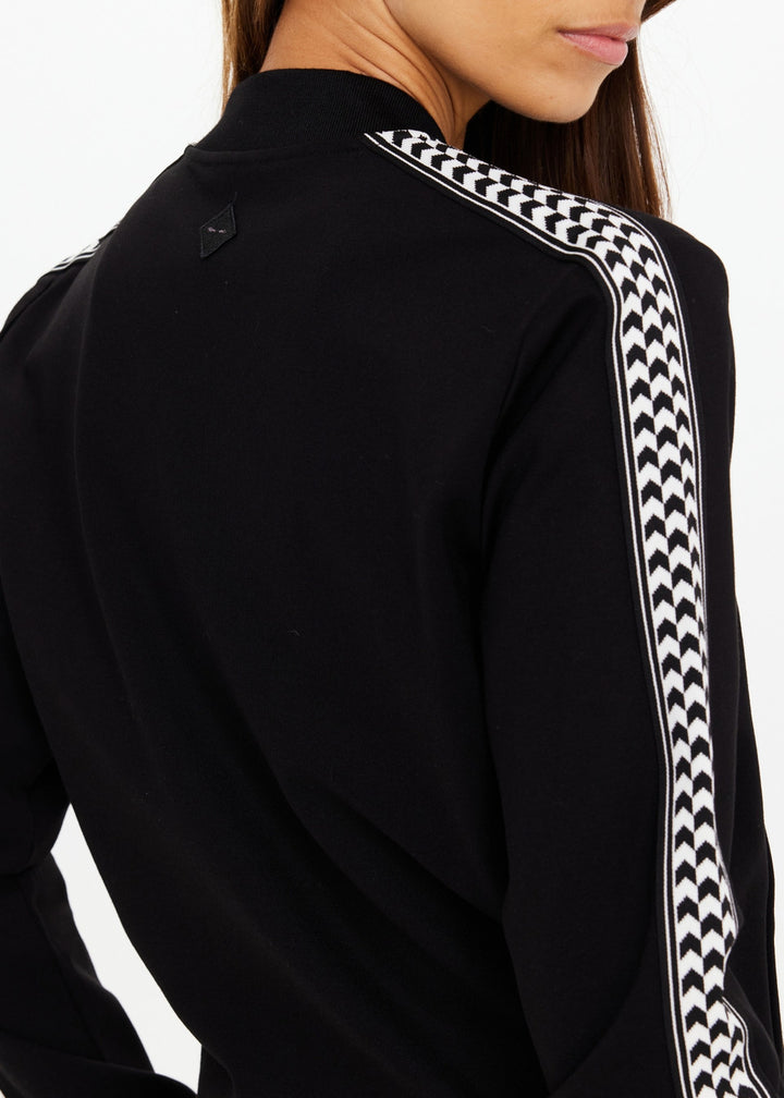 Moto Kasia Zip Through Jacket - Black