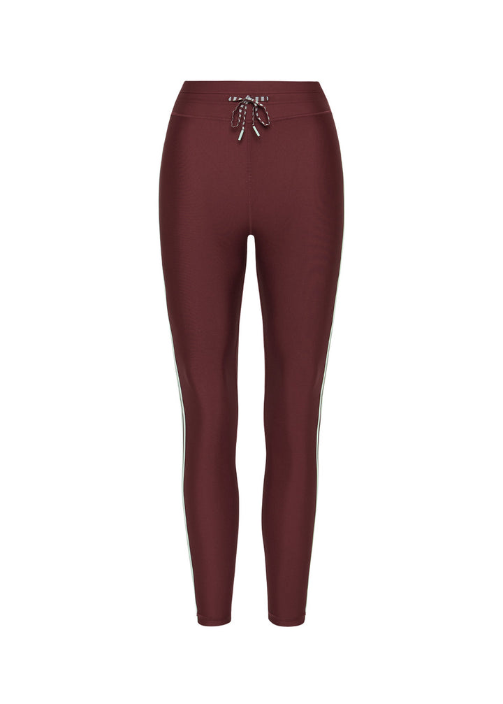 Oxford 25in Midi Pant - Merlot