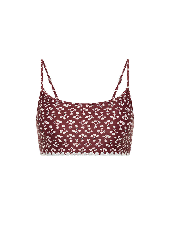 Firefly Hutton Scoop Bra - Floral