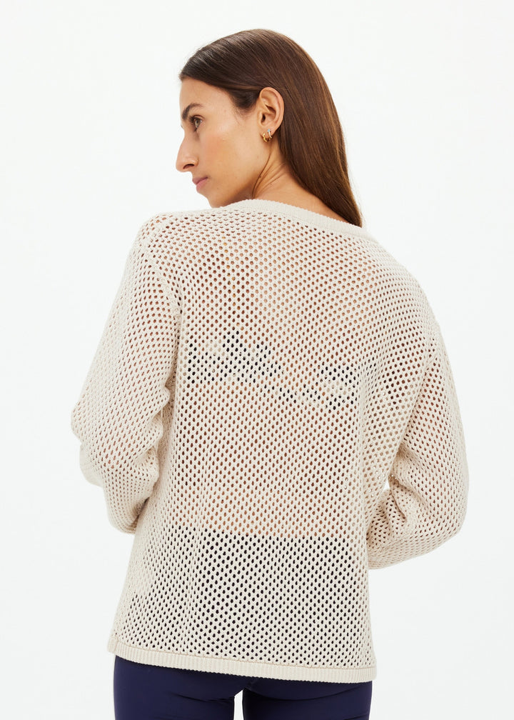 Josephine V-Neck Knit - Creme