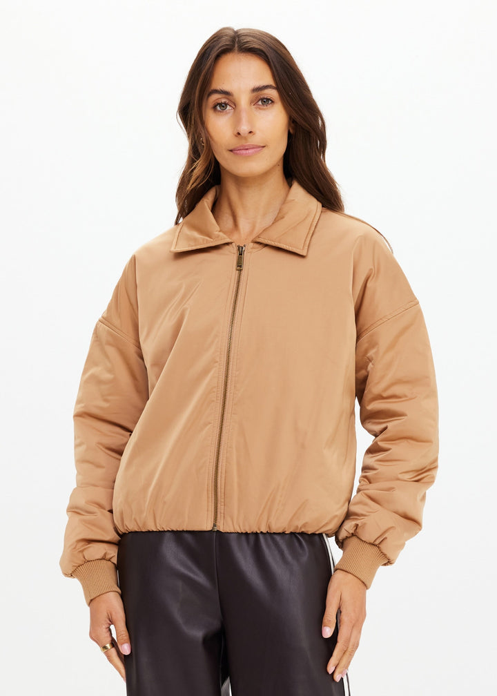 Carlotta Bomber Jacket - Tan