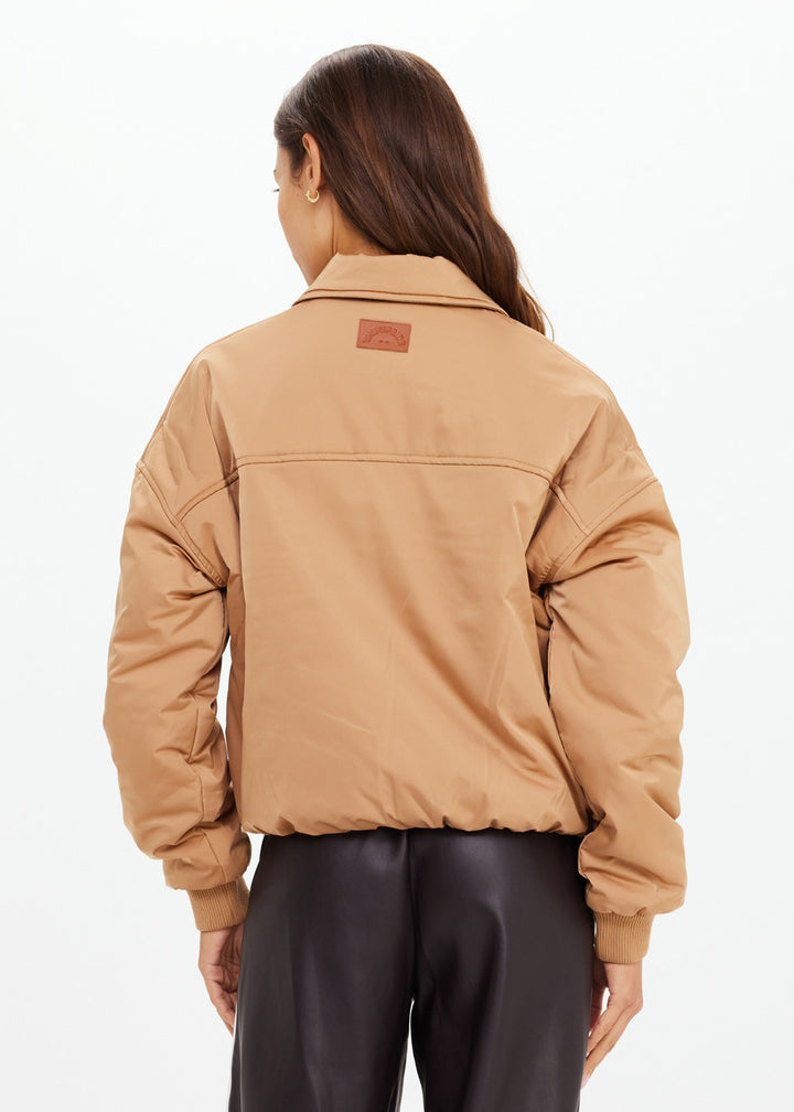 Carlotta Bomber Jacket - Tan