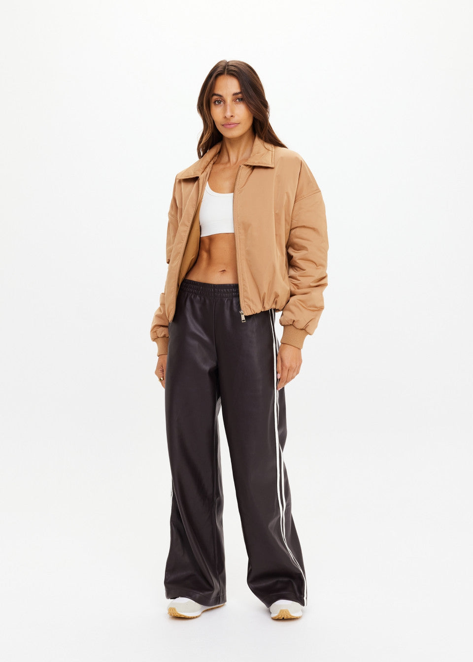 Carlotta Bomber Jacket - Tan