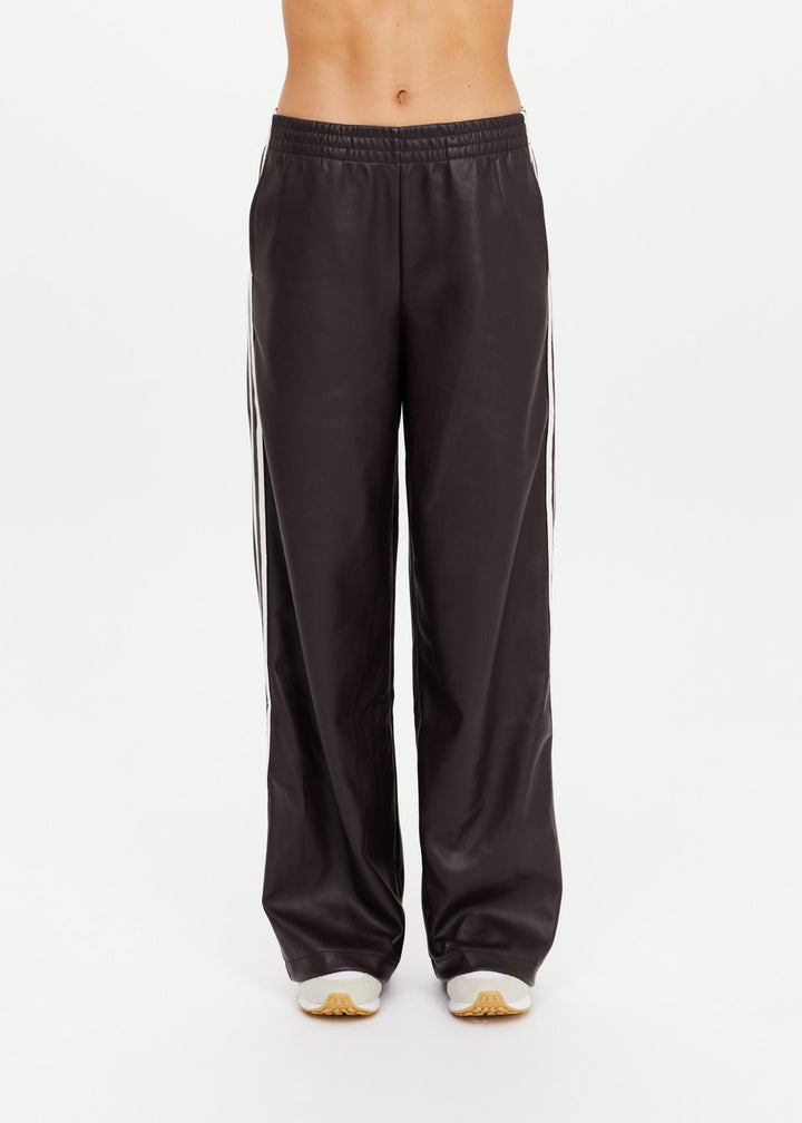 Vegan Leather Twilight Pant - Ebony