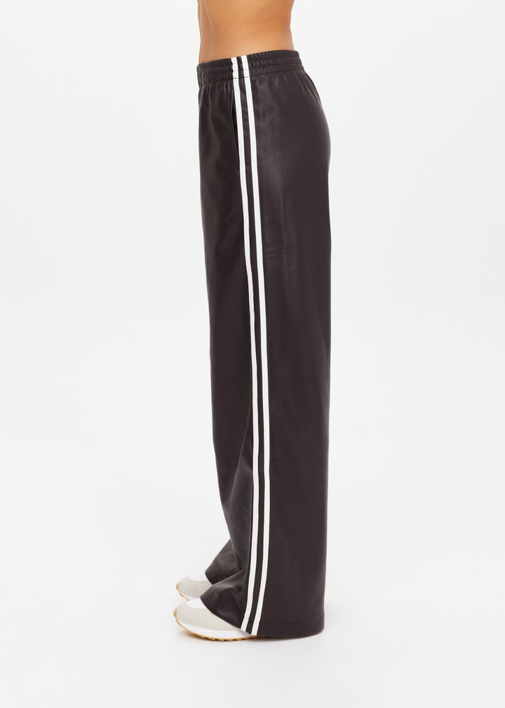 Vegan Leather Twilight Pant - Ebony