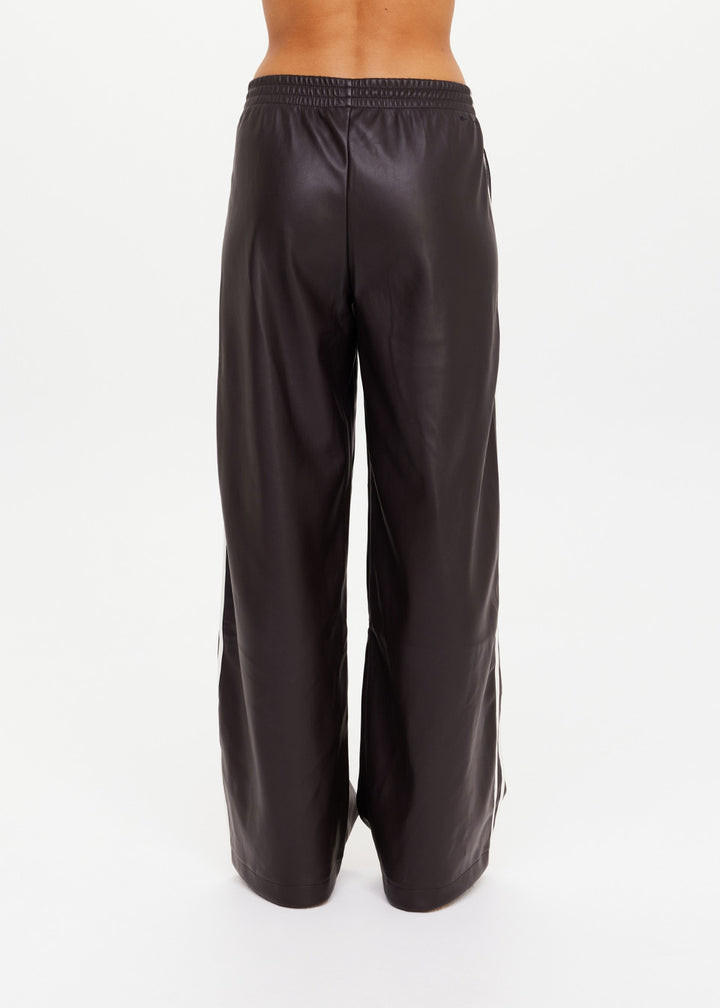 Vegan Leather Twilight Pant - Ebony