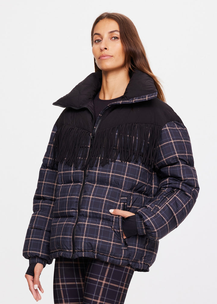 Lumiere Fox Puffer Jacket - Check