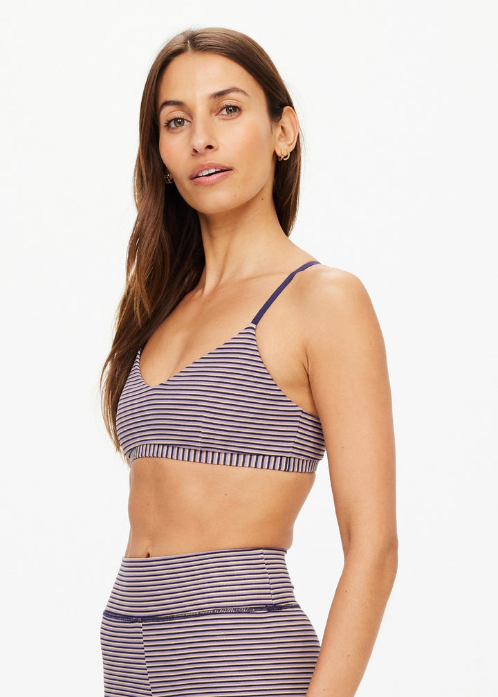 Solace Zoe Bra - Stripe Navy