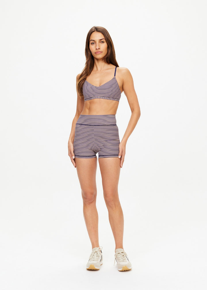 Solace Speechless Short - Stripe Navy