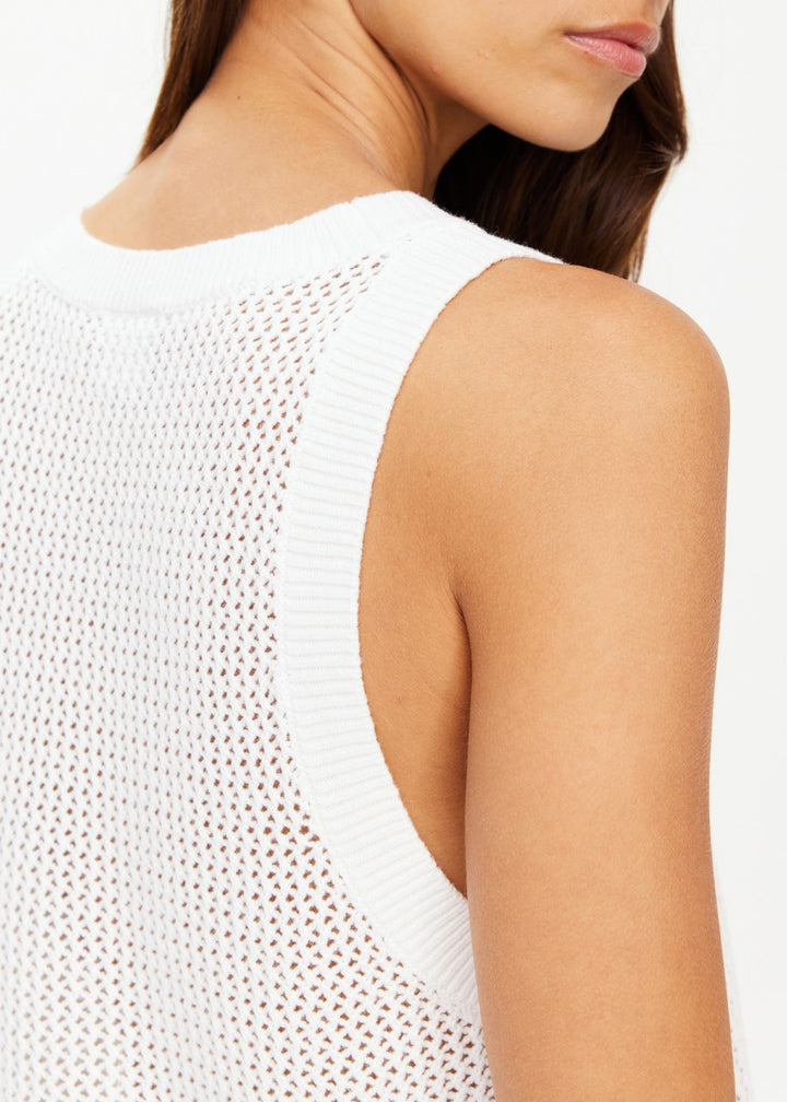 Fenway Wales Knit Tank - Creme