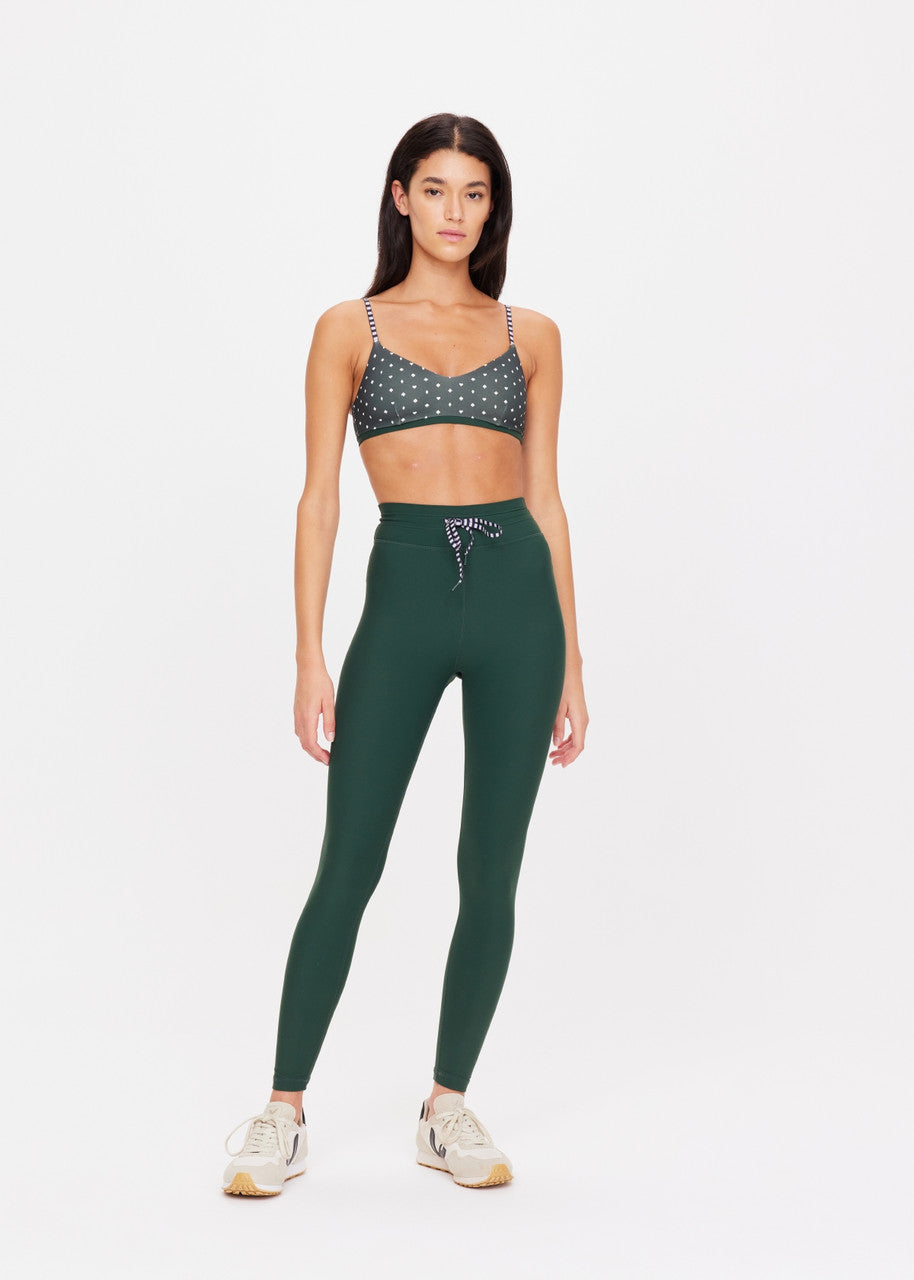 Ace Of Hearts 25in Midi Pant - Petite Suit (Green)